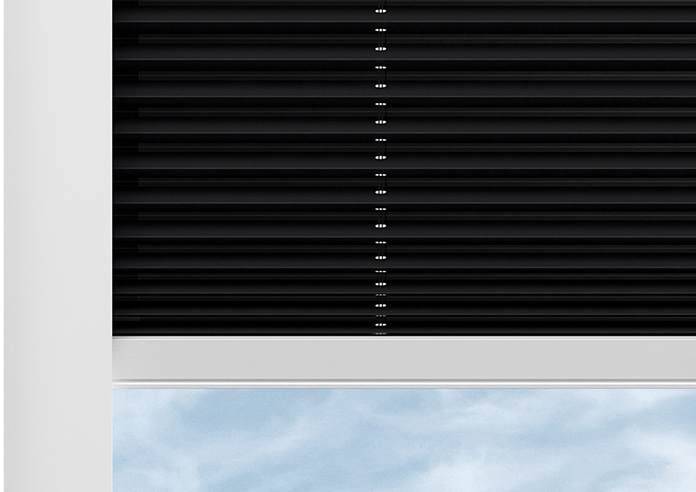 Pleated (Blackout), Black - Perfect Fit Blind - Image 9